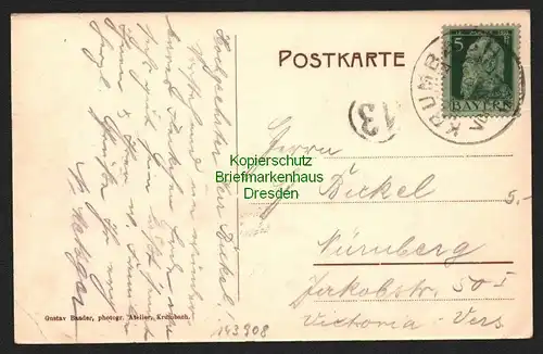 143908 AK Krumbad Krumbach Schwaben 1911