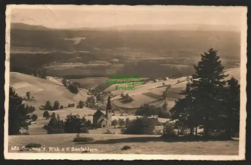 144113 AK Grunwald Grafschaft Glatz Zieleniec 1942 Blick zu den Seefeldern