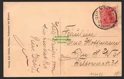 147099 AK  Limmritz Döbeln 1919 Wache Kaufhaus Briese Apellplatz Schuhwarenhaus