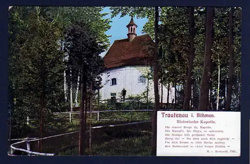 47220 AK Trautenau Böhmen Kapelle