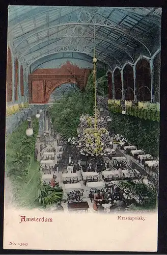 67378 AK Amsterdam Krasnapolsky Restaurant 1900, ungelaufen