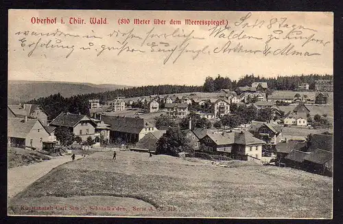 77535 AK Oberhof Thür. Wald 1903 Verlag Simon Schmalkalden