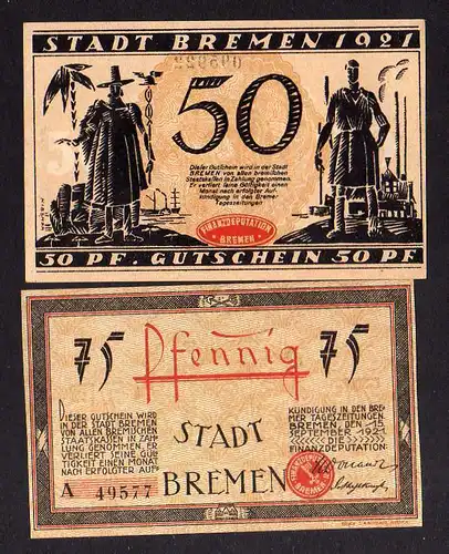 85804 Notgeld Bremen 1921
