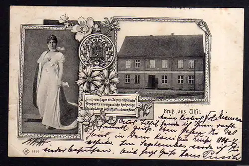 91962 AK Tilsit Ostpr. 1906 Königin Louise Haus 1806 - 07