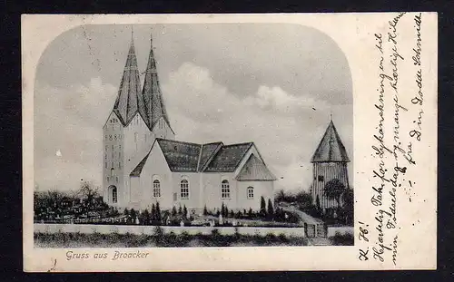 94010 AK Broager Broacker Kirche 1904