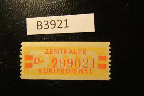 B3921 DDR ZKD B 19 I D ** ND postfrisch