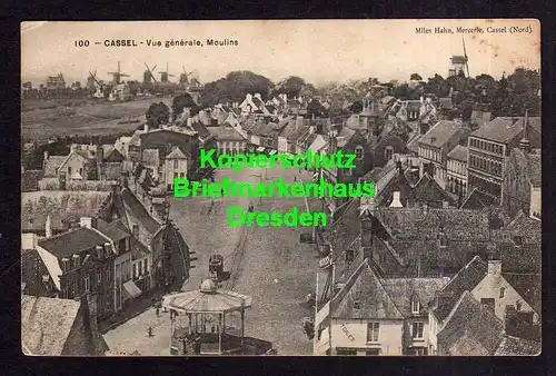 119036 AK Cassel (Nord) Vur generale Moulins Mole Windmühlen 1907