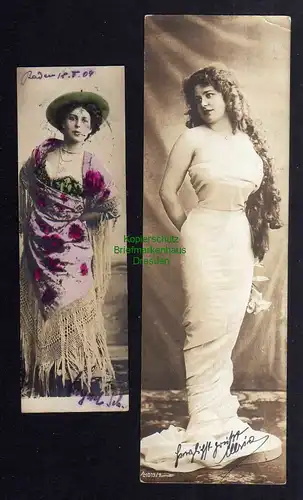 124091 ungewöhnliche AK 1904 Frau Kleid Mode Fotokarte Lesezeiche Baden nach