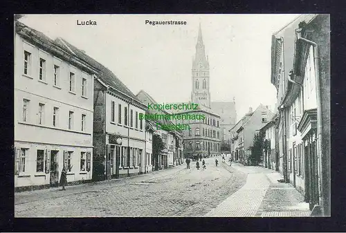 126694 AK Lucka Pegauerstrasse um 1910