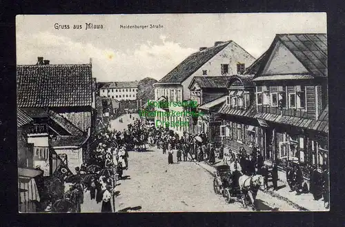 127119 AK Mlawa Neidenburger Straße 1915 Feldpost