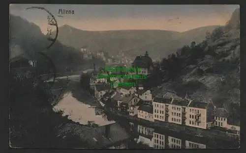 139927 AK Altena 1920 Häuser an der Lenne