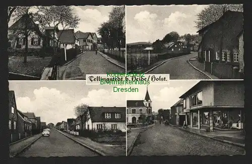 140035 AK Tellingstedt bei Heide Holstein 1959 4 Straßenansichten