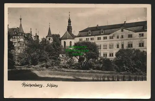 144123 AK Reichenberg Sudetenland 1943 Schloss