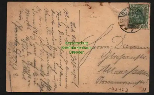 145153 AK Hohenaspe Holstein Krs. Steinberg 1910 Gasthof zur Post Konzertgarten