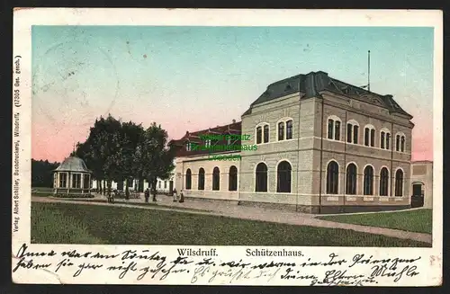 146819 AK Wilsdruff 1907 Gasthaus Schützenhaus