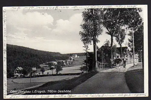 35282 AK Ober Holzau i. Erzgebirge Rechenberg Bienenmühle 1934