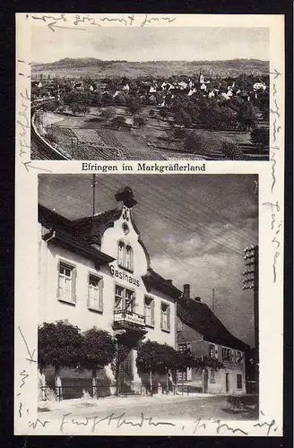 81230 AK Efringen Markgräfler Land Gasthaus z. Markräfler Hof Metzgerei