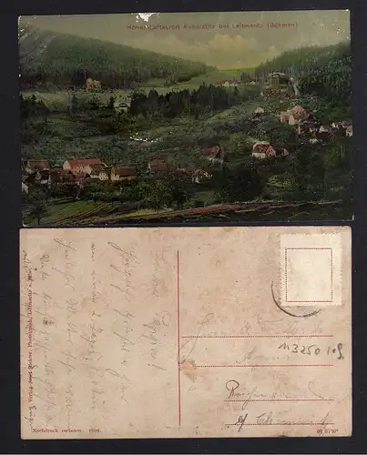 113250 AK Kundratitz bei Leitmeritz in Böhmen Kundratice 1909