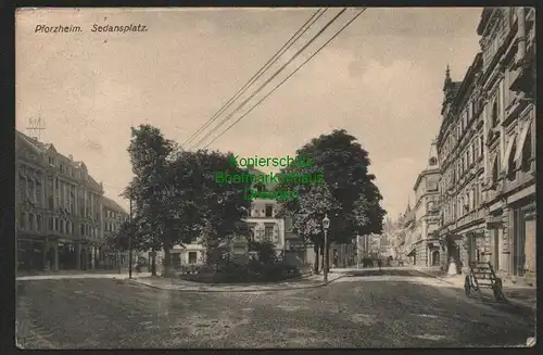 140239 AK Pforzheim Sedansplatz 1907