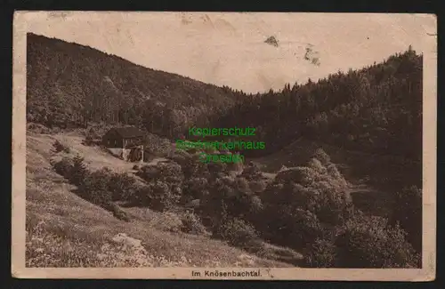 140356 AK Zöblitz Marienberg im Erzgebirge Wassermühle im Knösenbachtal 1923