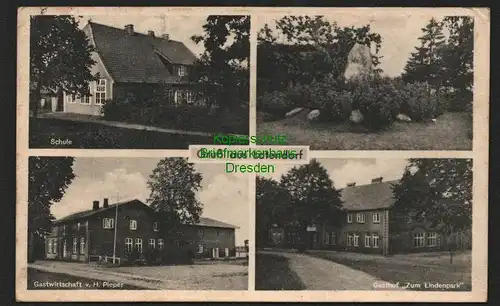 140058 AK Latendorf Schule Gastwirtschaft Pieper Zum Lindenpark 1949 Neumünster