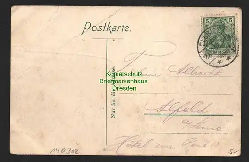 140302 AK Ellrich am Harz vom Burgberg aus gesehen 1908