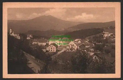 143859 AK Bayr. Wald Eisenstein mit Arber um 1930