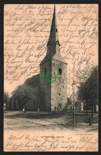 144051 AK Springe 1906 Kirche