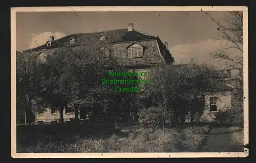 145262 AK Lengenfeld unterm Stein 1934 Fotokarte Wohnhaus Gartenseite