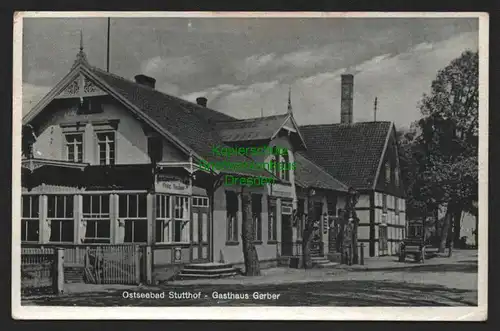 146536 AK Ostseebad Stutthof Gasthaus Gerber 1941