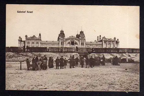 98251 AK Kowel Ковель Ukraine Bahnhof um 1918