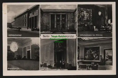 148735 AK Berlin Neue Reichskanzlei Arbeitszimmer Empfangssaal 1941