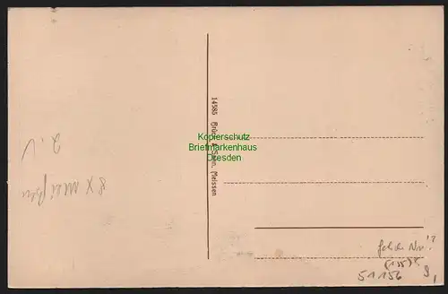 51156 AK Meissen Burgstrasse um 1910