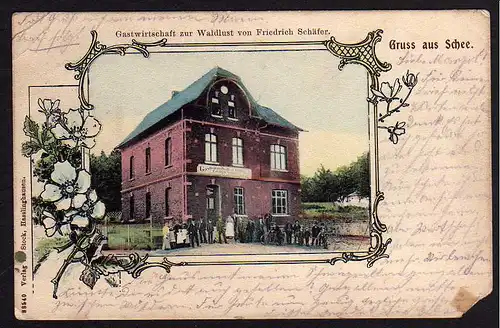 50927 AK Schee Gastwirtschaft Waldlust 1899