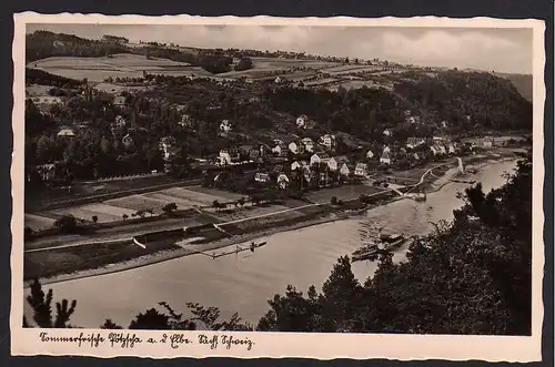 50263 AK Stadt Wehlen Pötzscha Sommerfrische a.d. Elbe um 1935