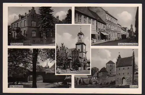 50210 AK Wittstock Dosse Rat des Kreises Stadtmauer 1967