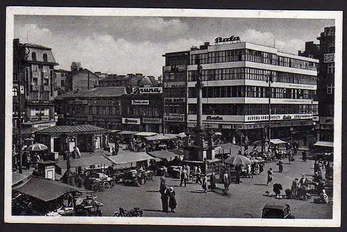 50082 AK Mähr. Ostrau Hauptplatz 1943 Ostrava