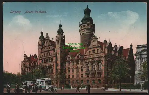 149873 AK Leipzig 1924 Neues Rathaus