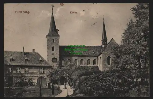 149844 AK Huysburg Kirche 1913 Bahnpost Berlin - Holzminden