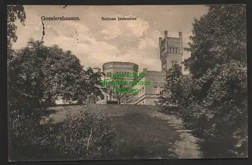 142893 AK Jablonowo Pomorskie Goßlershausen Schloss Westpreußen 1916