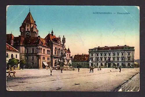 98214 AK Korneuburg 1916 Hauptplatz