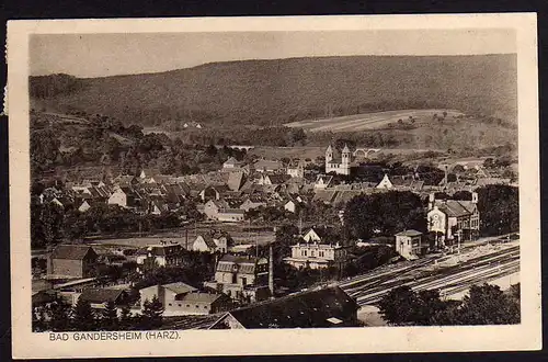 51446 AK Bad Gandersheim Harz Bahnhof 1928