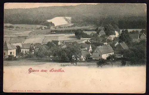 51264 AK Hartha um 1905 Panorama 1696 Brück & Sohn Meissen