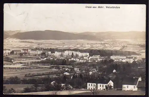 51225 AK Mährisch Weißkirchen Hranice na Morave Fotokarte Panorama 1915