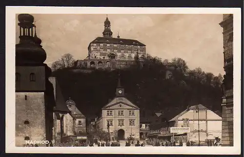 51222 AK Nachod Markt Fotokarte um 1930