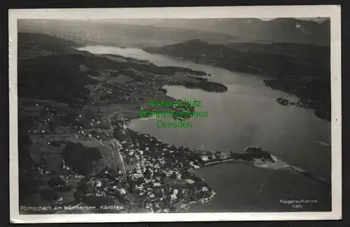 139765 AK Pörtschach am Wörther See Luftbild 1938 Kärnten