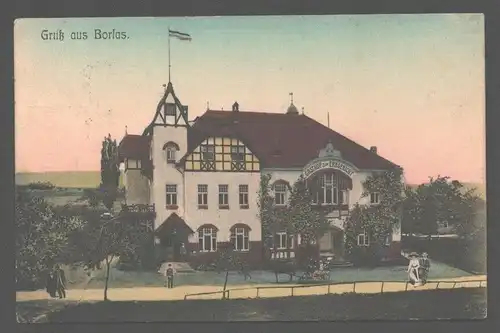 141792 AK Borlas Gasthof zum Erbgericht 1914