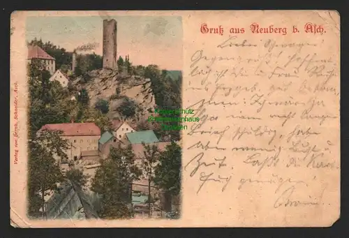 144180 AK Neuberg bei Asch As 1903 Ruine