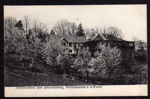 73213 AK Witzenhausen Werra Restauration Johannisberg 1907