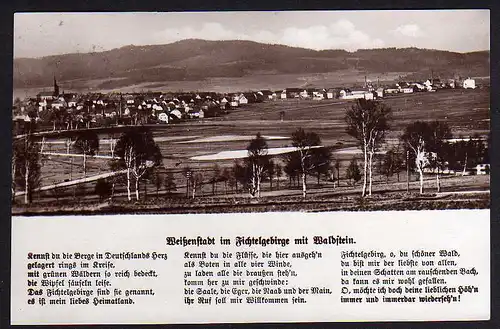 52599 AK Weißenstadt Waldstein 1933